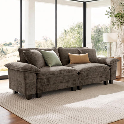 Shaped Modular Cloud Sectional Sofa