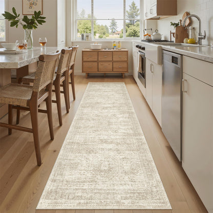 Washable Area Rug with Non-Slip Backing
