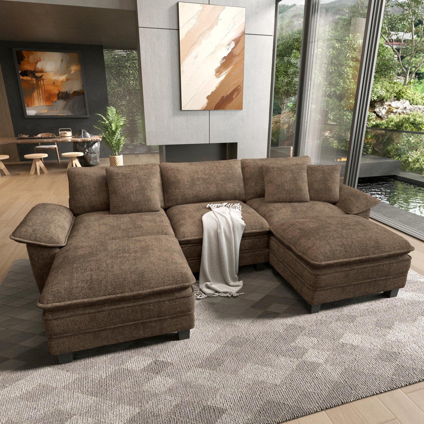 HERA'S HOUSE Modular Sectional Couches for Living Room Cloud Sofa