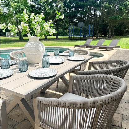 Portland Outdoor Dining Set with Modern Design