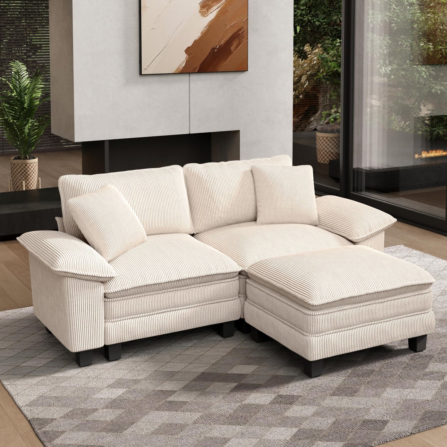 HERA'S HOUSE Modular Sectional Couches for Living Room Cloud Sofa
