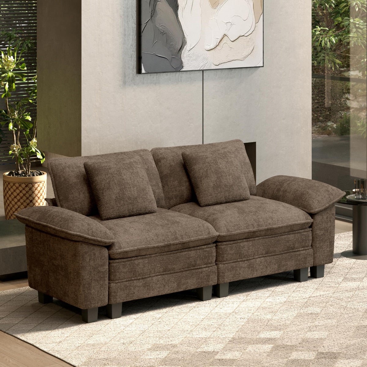 HERA'S HOUSE Modular Sectional Couches for Living Room Cloud Sofa
