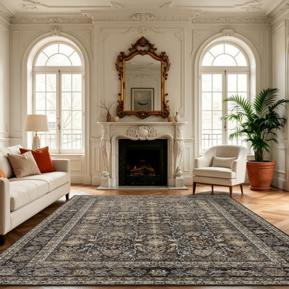 Ultra-Soft Washable Area Rug with Non-Slip Backing