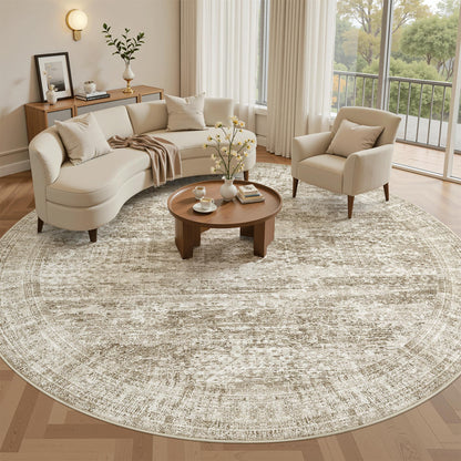 Washable Area Rug with Non-Slip Backing