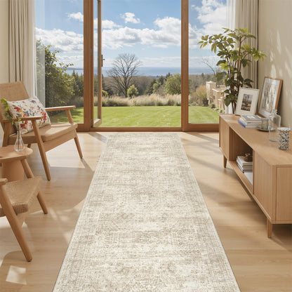Washable Area Rug with Non-Slip Backing