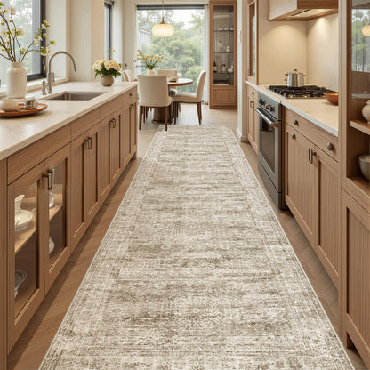 Washable Area Rug with Non-Slip Backing