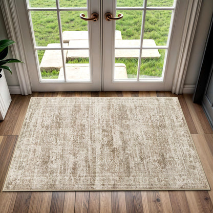 Washable Area Rug with Non-Slip Backing