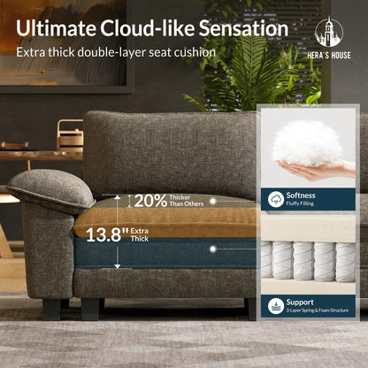 Modular Cloud Sectional Sofa for Living Room
