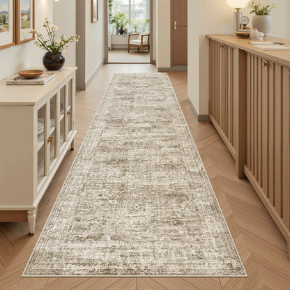 Washable Area Rug with Non-Slip Backing