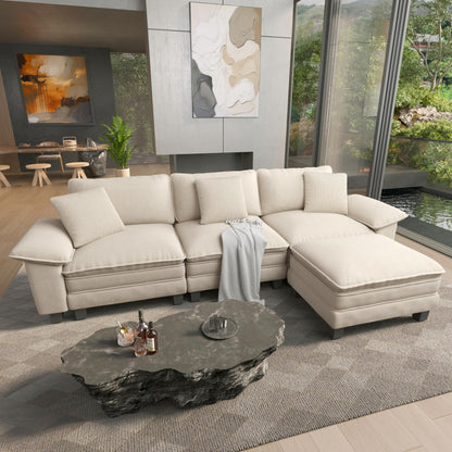 Modular Cloud Sectional Sofa for Living Room