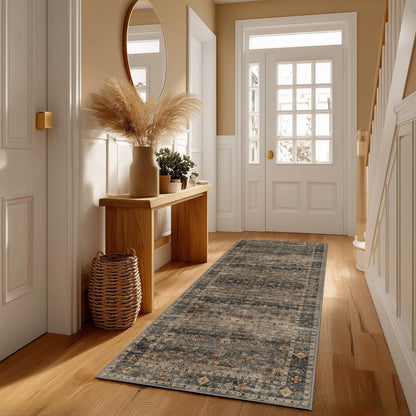 Ultra-Soft Washable Area Rug with Non-Slip Backing