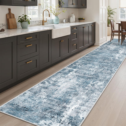 Washable Area Rug with Non-Slip Backing