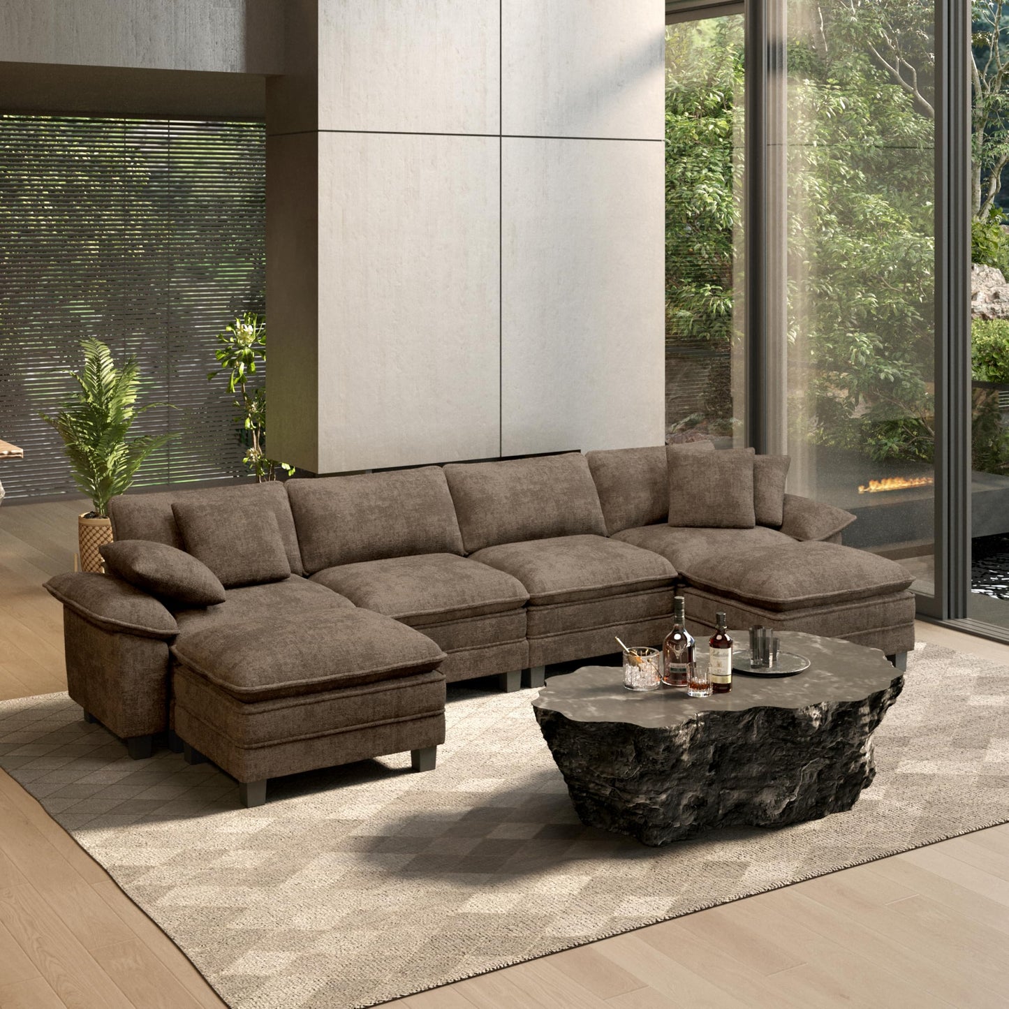 HERA'S HOUSE Modular Sectional Couches for Living Room Cloud Sofa