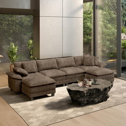 Modular Cloud Sectional Sofa for Living Room