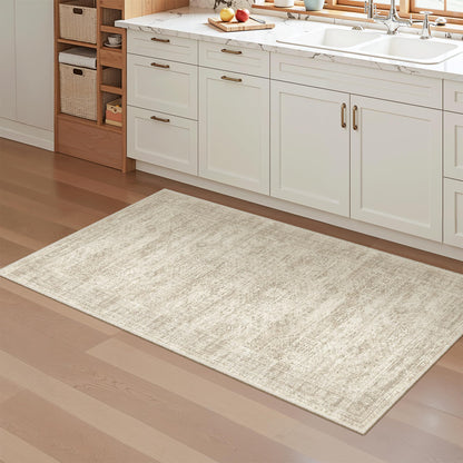 Washable Area Rug with Non-Slip Backing
