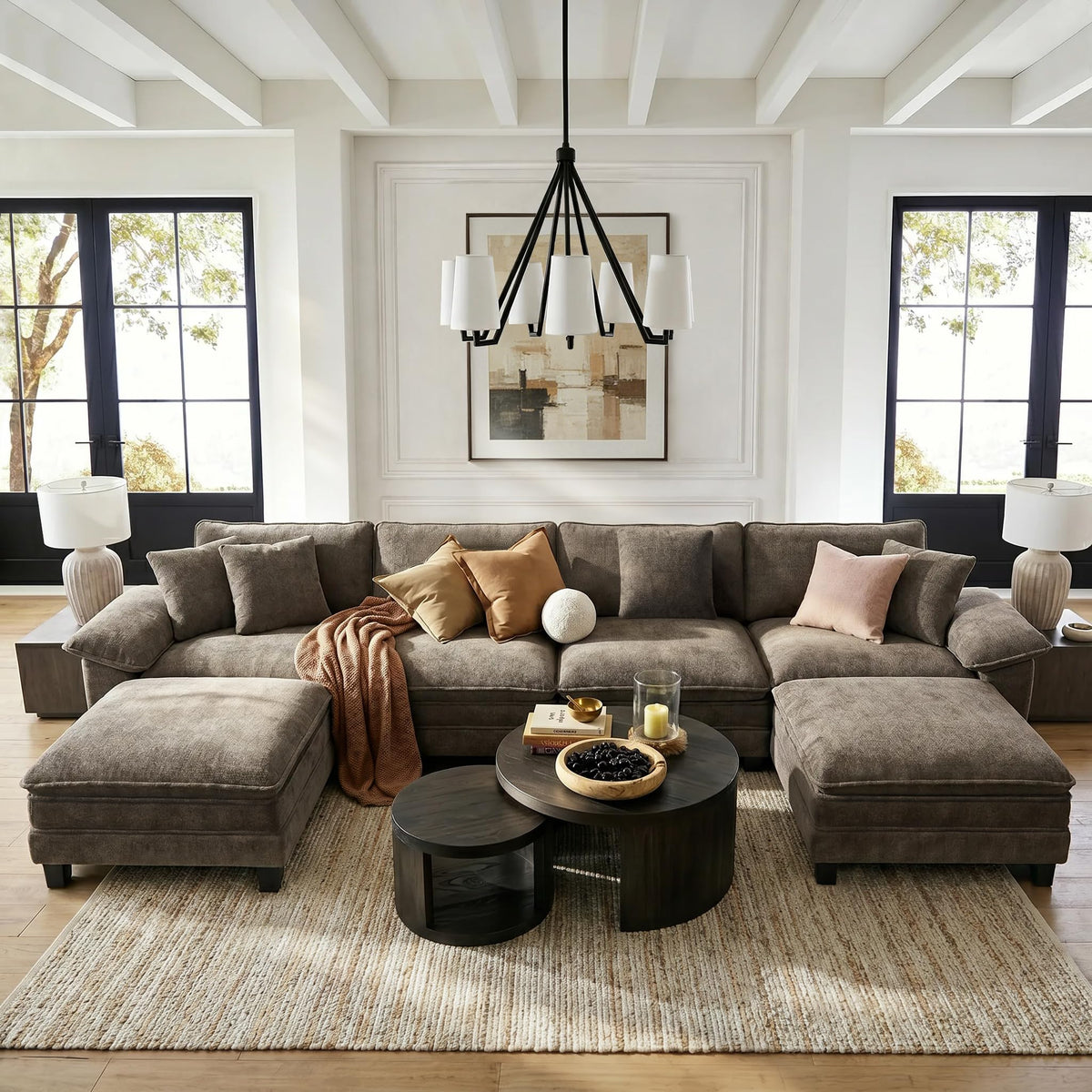 HERA'S HOUSE Modular Sectional Couches for Living Room Cloud Sofa