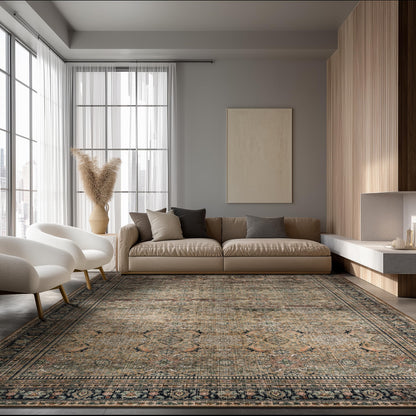 Ultra-Soft Washable Area Rug with Non-Slip Backing