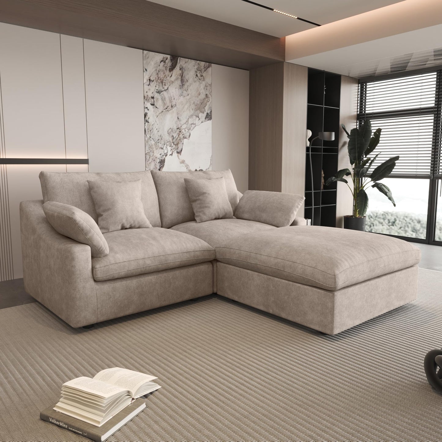 Linen Cloud Modular Sectional Sofa