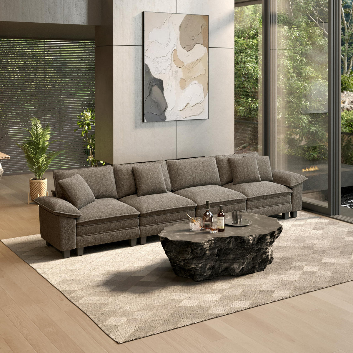 HERA'S HOUSE Modular Sectional Couches for Living Room Cloud Sofa