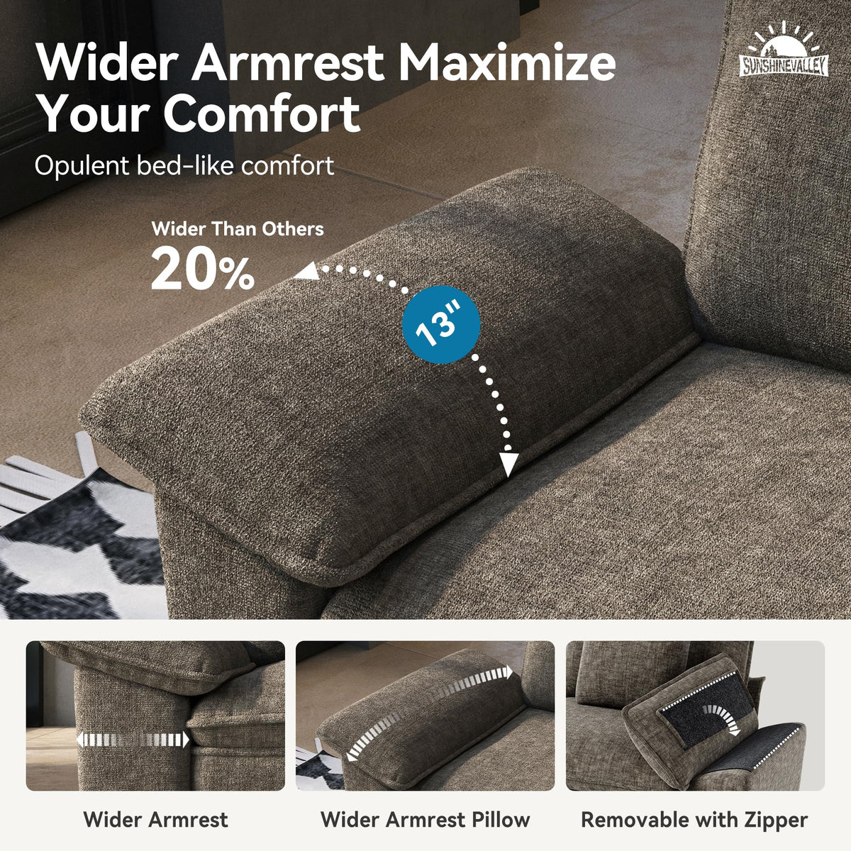 Shaped Modular Cloud Sectional Sofa