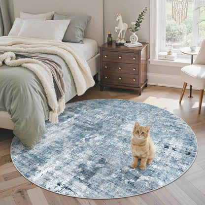 Washable Area Rug with Non-Slip Backing