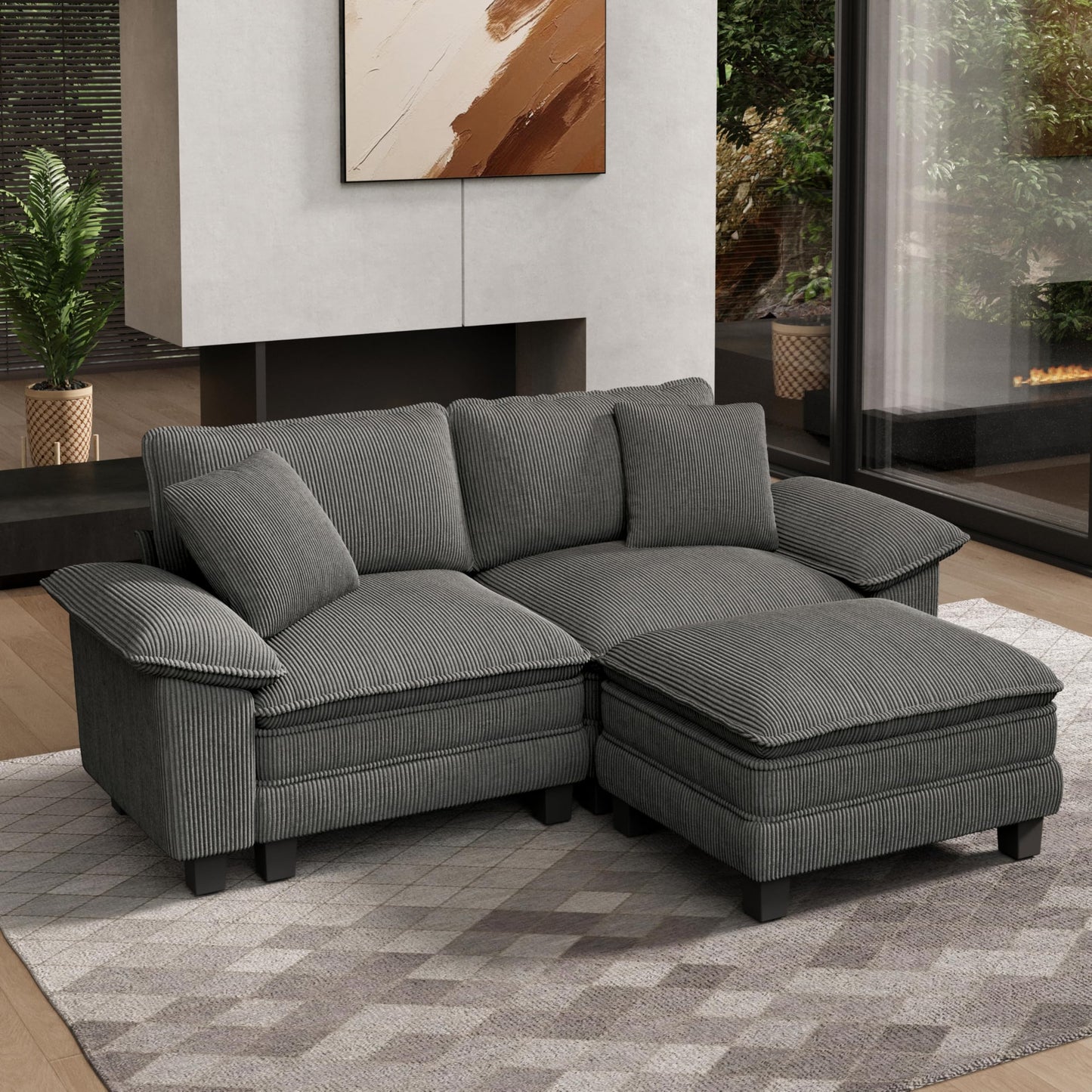 HERA'S HOUSE Modular Sectional Couches for Living Room Cloud Sofa