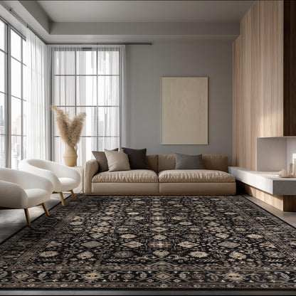 Ultra-Soft Washable Area Rug with Non-Slip Backing