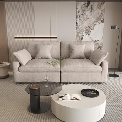 Linen Cloud Modular Sectional Sofa