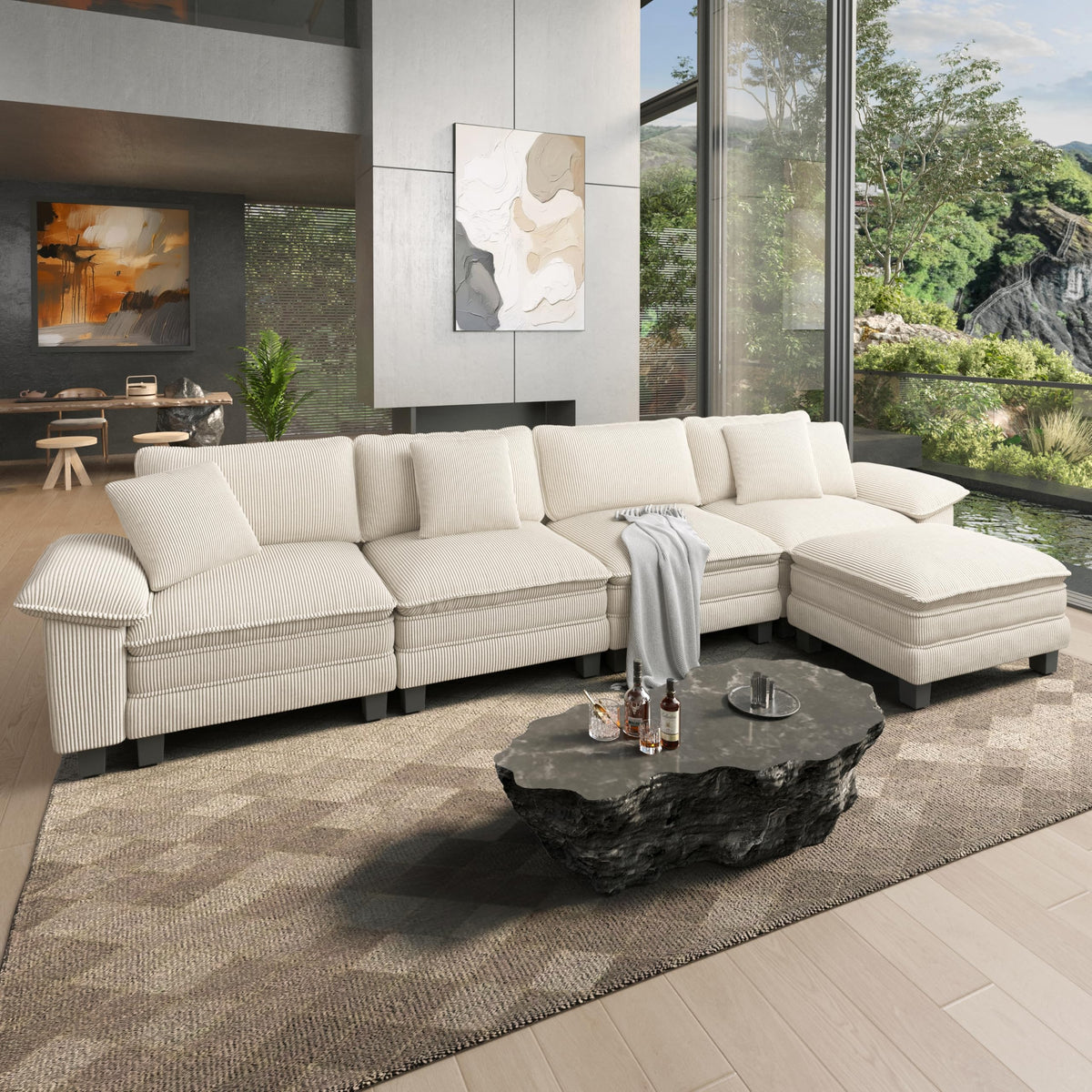 HERA'S HOUSE Modular Sectional Couches for Living Room Cloud Sofa