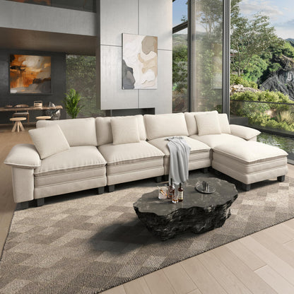 Modular Cloud Sectional Sofa for Living Room