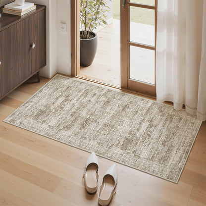Washable Area Rug with Non-Slip Backing
