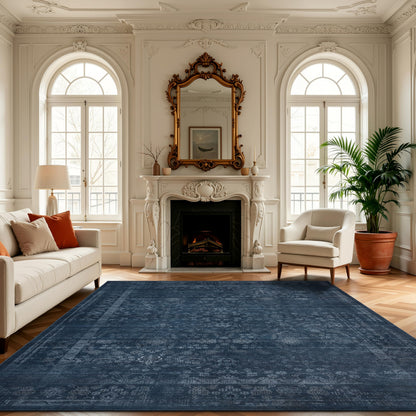 Ultra-Soft Washable Area Rug with Non-Slip Backing