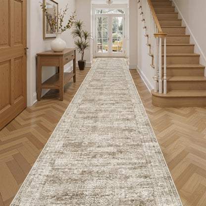Washable Area Rug with Non-Slip Backing