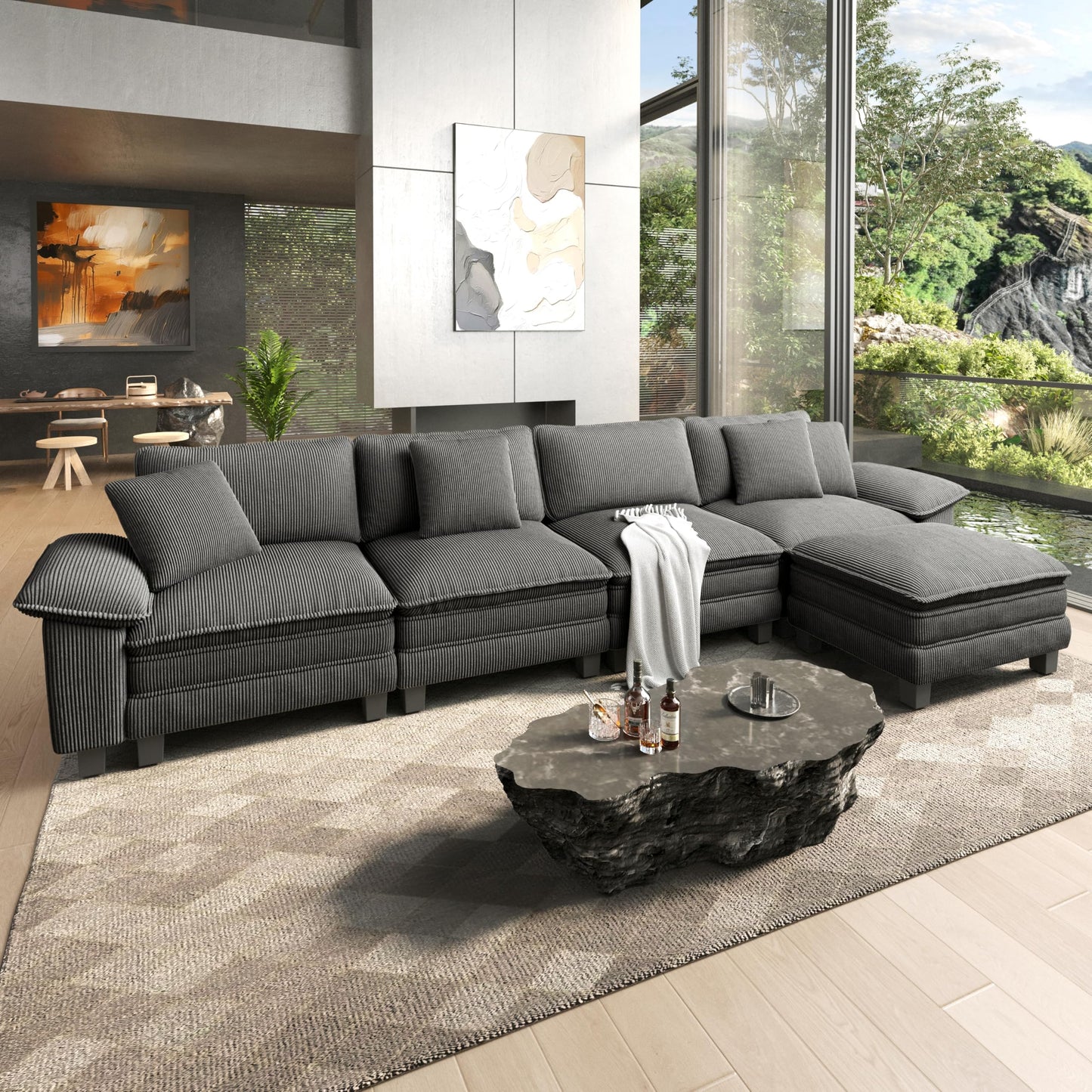 HERA'S HOUSE Modular Sectional Couches for Living Room Cloud Sofa