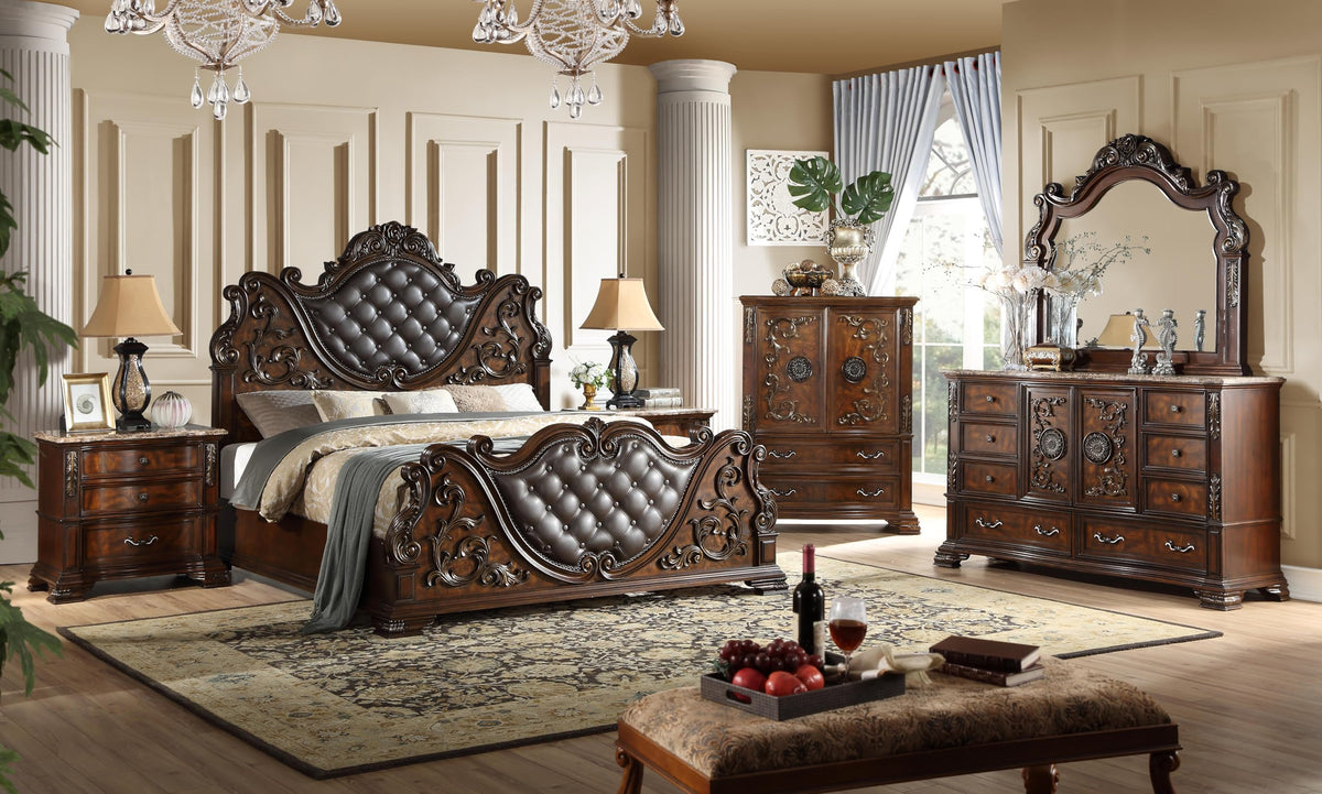 Traditional 5-Piece Bedroom Furniture Set