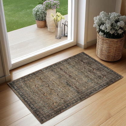 Ultra-Soft Washable Area Rug with Non-Slip Backing