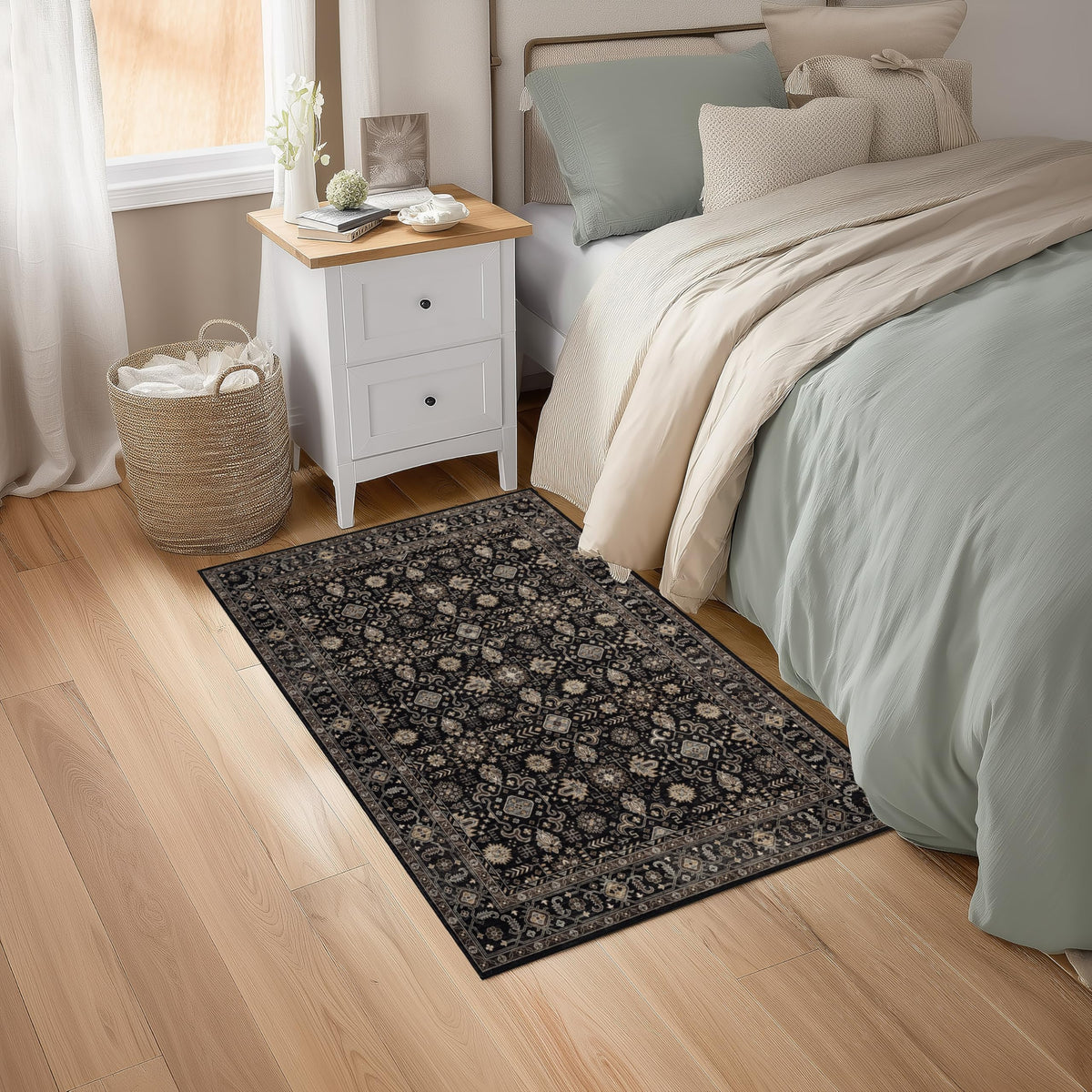 Ultra-Soft Washable Area Rug with Non-Slip Backing