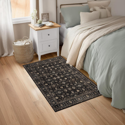 Ultra-Soft Washable Area Rug with Non-Slip Backing