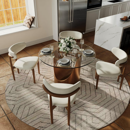 Modern Dining Table with Sintered Stone Top