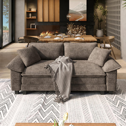 Shaped Modular Cloud Sectional Sofa
