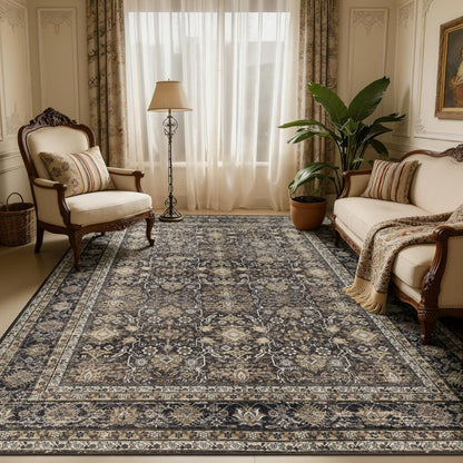 Ultra-Soft Washable Area Rug with Non-Slip Backing