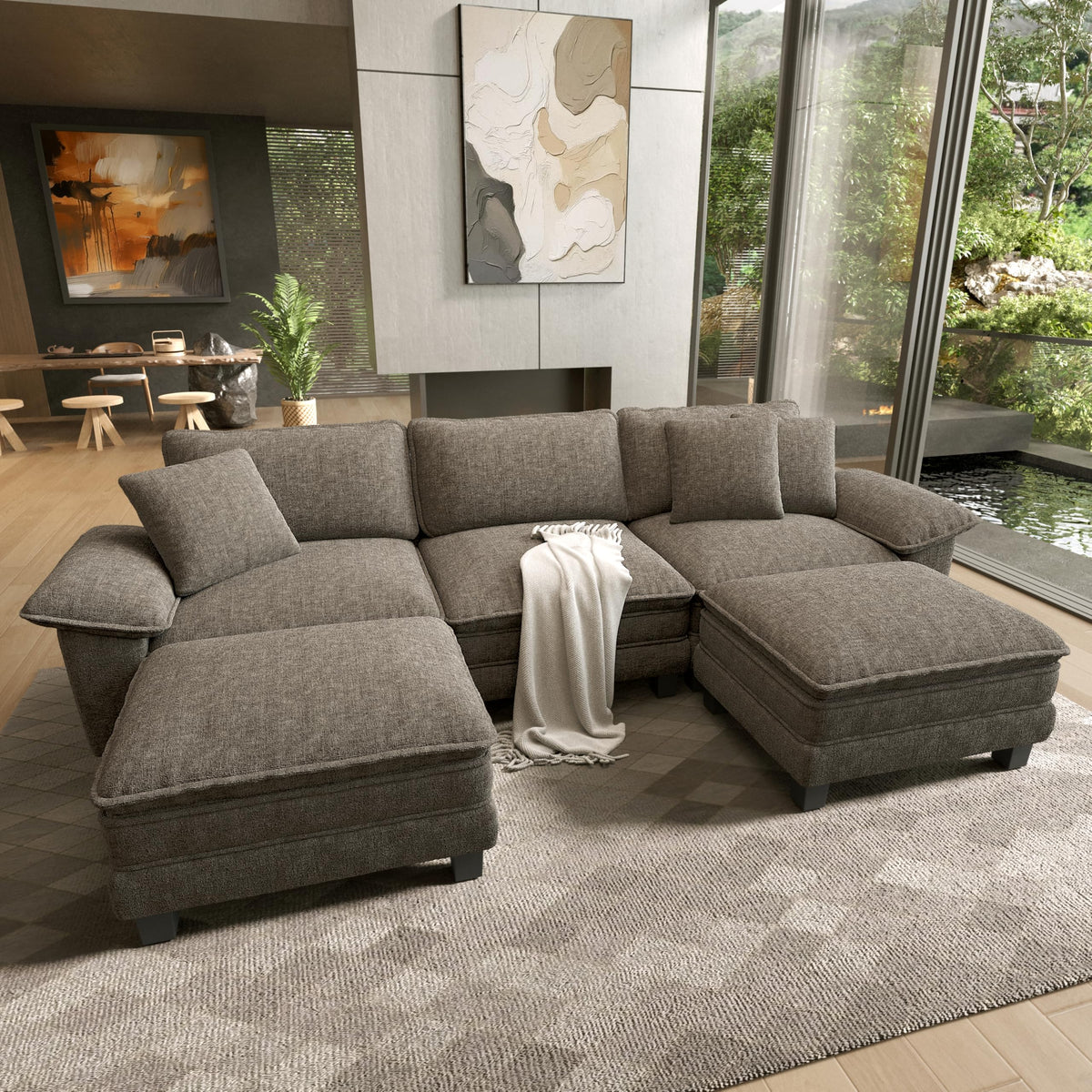HERA'S HOUSE Modular Sectional Couches for Living Room Cloud Sofa